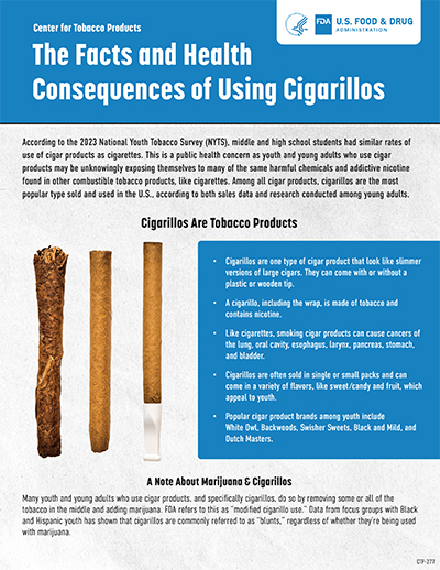 CTP - The Facts and Health Consequences of Using Cigarillos - TERL