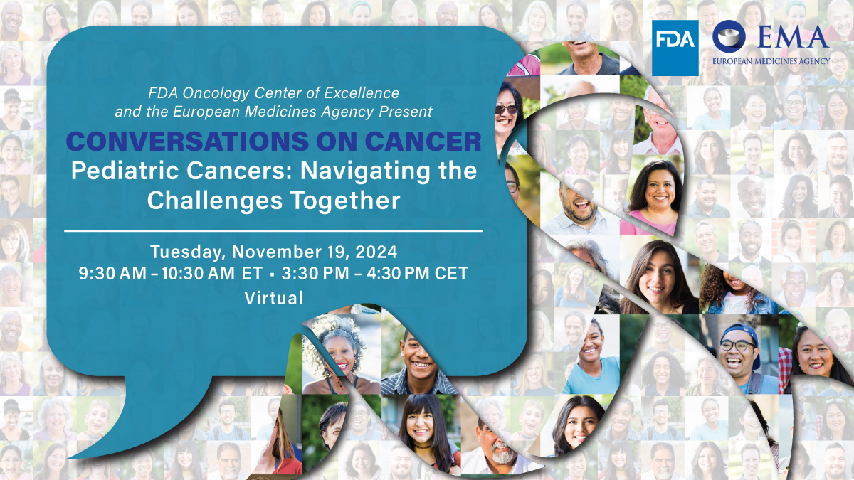 Conversations on Cancer - Pediatric Cancers: Navigating the Challenges Together Graphic 10312024