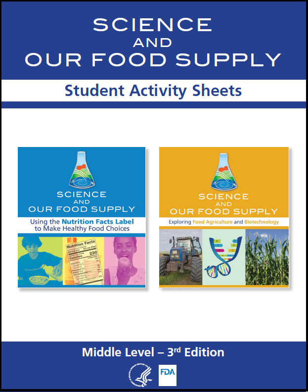 Science Our Food Supply: Fillable Middle School Student Activity Sheets