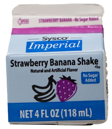 Sysco Imperial No Sugar Added Strawberry Banana Shake