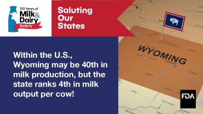 State Salute for Milk & Dairy Safety: Wyoming