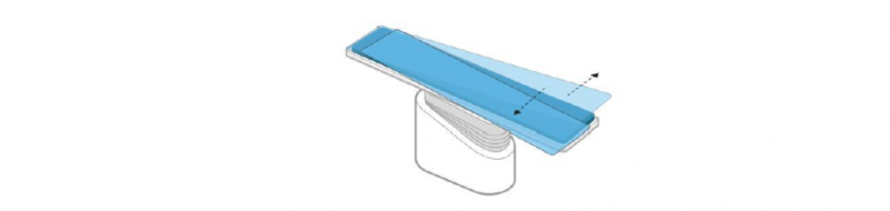 Example of mattress movement during patient movement or repositioning that could lead to patient falling. 