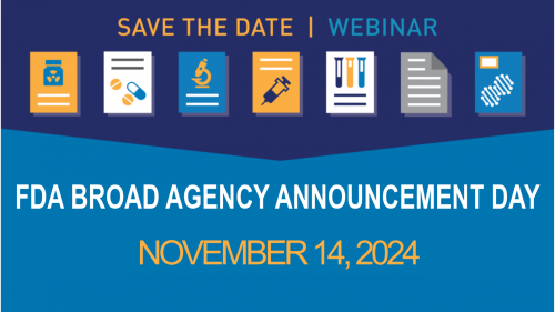 2024 FDA Broad Agency Announcement Day on November 14, 2024