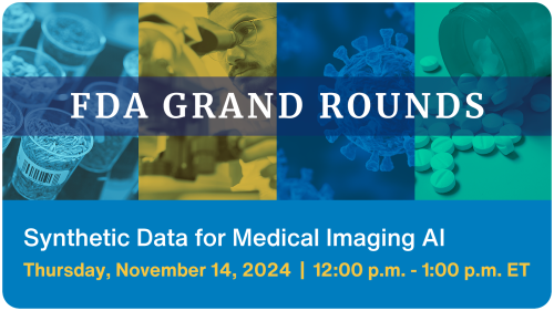 FDA Grand Rounds – Synthetic Data for Medical Imaging AI image