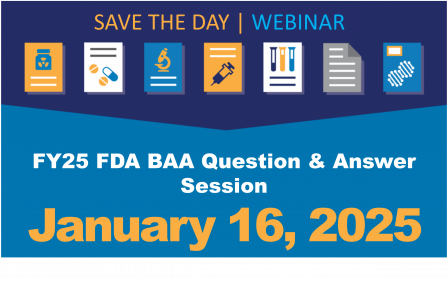 FY25 FDA BAA Question & Answer Session - January 16, 2025