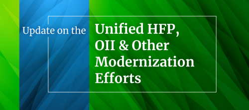 FDA Modernization Efforts for a Unified Human Foods Program, Redesigned Field Operations & More