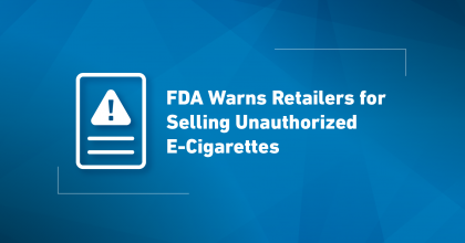 Working with States, FDA Warns More than 100 Retailers for Illegal Sale of Youth Appealing E-Cigarettes, including Geek Bar