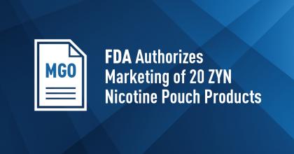 FDA Authorizes Marketing of 20 ZYN Nicotine Pouch Products