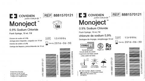 Case Print, Monoject Flush Prefilled Saline Syringes