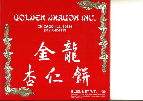 Golden Dragon Inc. 5 LBS NET WT. label