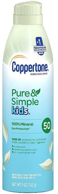 coppertone pure and simple recall