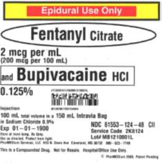 Service code 2K8124, 2 mcgmL Fentanyl Citrate and 0.125% Bupivacaine HCl (Preservative Free) in 0.9% Sodium Chloride.jpg