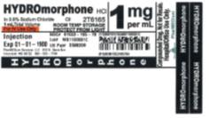 Service code 2T6165, 1 mg mL HYDROmorphone HCl in 0.9% Sodium Chloride.jpg