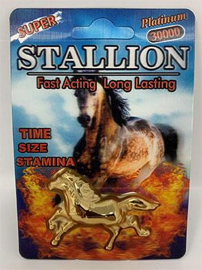 Label, Stallion Platinum 30000