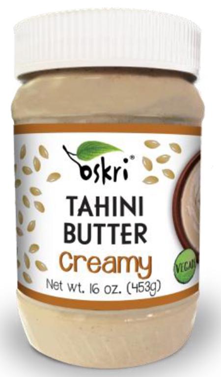 “Oskri, Tahini Butter, Creamy, 16 oz.”