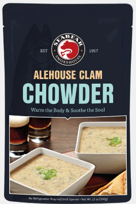 Seabear Alehouse Clam Chowder, Net Wt. 12 oz