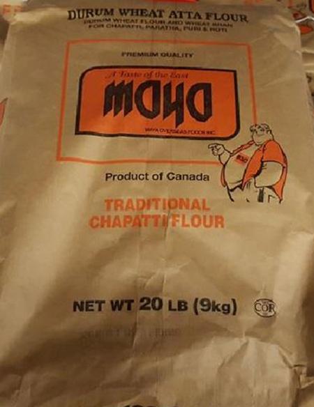 "Label, Maya Durum Wheat Atta Flour"