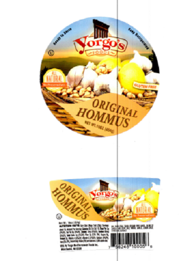 Original Hommus 1LB Top and Side Label