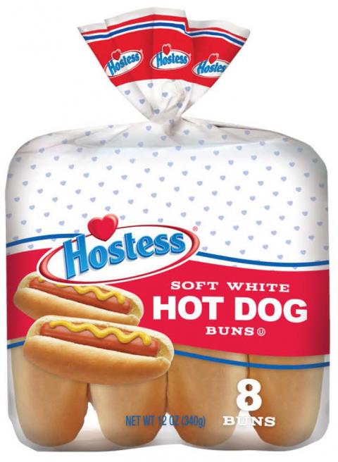 Image, Hostess Hot Dog Buns