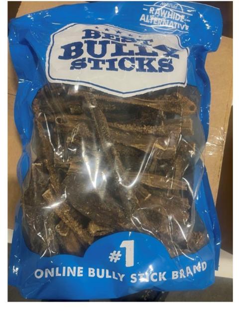 3.	“BEST BULL STICKS, front label”