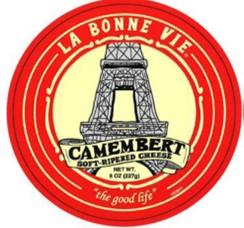 La Bonne Vie Camembert, 6/8oz