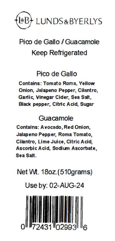 Lunds & Byerlys Pico de Gallo/Guacamole, Use by 02-Aug-2024