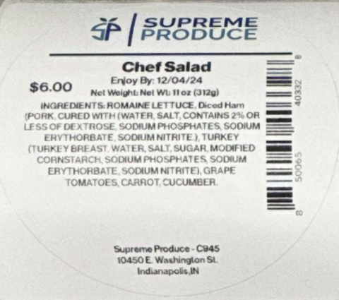 Chef Salad, UPC 850065403328