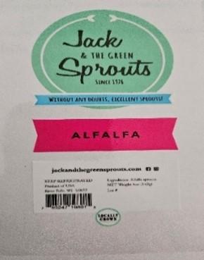 “Jack & The Green Sprouts, Alfalfa, 5 oz.”