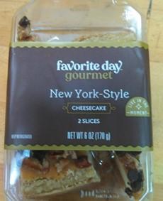 “favorite day gourmet New York-Style Cheesecake, 2 slices”