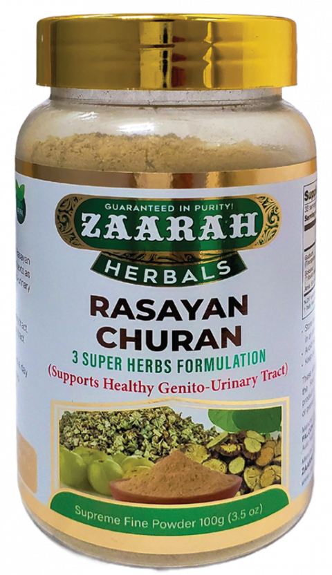 Image 3 – Labeling, Zaarah Herbals Rasayan Churan