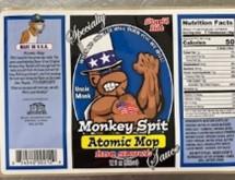 Image 3: Best by: 03/19/025D: Product label for Atomic Mop BBQ Sauce, 12 oz.