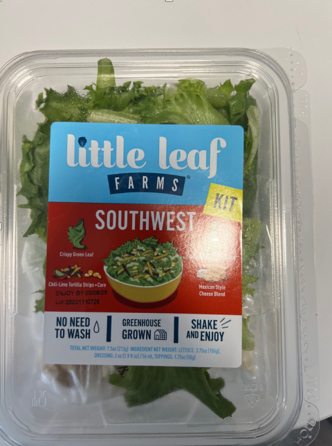 Little Leaf Farms, Southwest Salad Kit, Enjoy by 03/08/2025