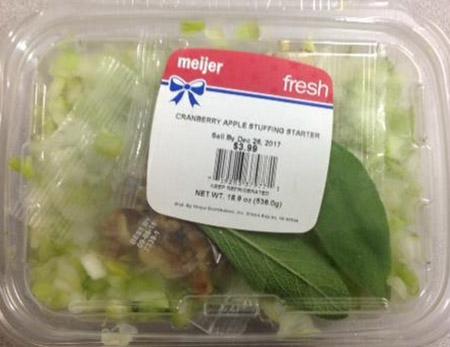 Meijer Fresh Cranberry Apple Stuffing Starter, 18.9 oz.