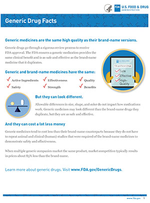 Generic Drug Facts