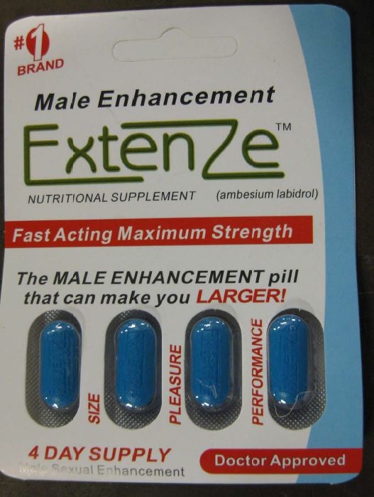 Public Notification Extenze Nutritional Supplement contains