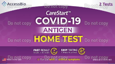 At-Home OTC COVID-19 Diagnostic Tests