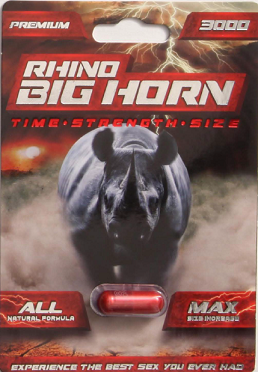 Public Notification Rhino Big Horn 3000 contains hidden drug